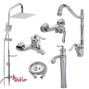 ست شیرآلات نورتکس مدل آتن قهرمان تک 2024 مجموعه 6 عددی