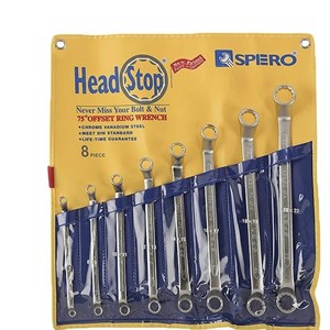 آچار دو سر رینگی اسپرو مدل Head Stop مجموعه 8 عددی