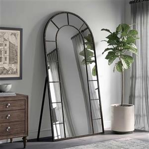 آینه مدل قدی فلزی طرح تاج پایه دار F-180