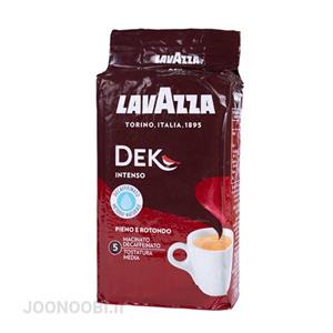 پودر قهوه لاوازا بدون کافئین اینتنسو LAVAZZA DEK Intenso وزن 250 گرمی 