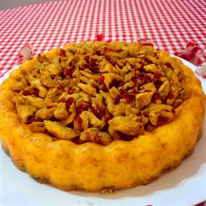 قالب کیک به گز مدل شارلوت چند قلب گرانیتی