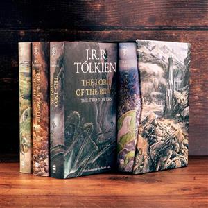 مجموعه کتاب های Lord Of The Rings از J. R. R. Tolkien باکس ست طراحی Alan Lee ادیشن 2020