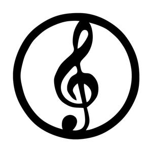 تابلو مینیمال رومادون طرح نت موسیقی کد 2350