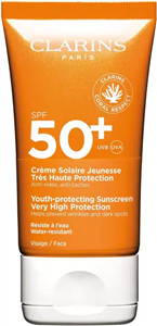 ضد آفتاب کلارنس spf50 حجم 150 میل 