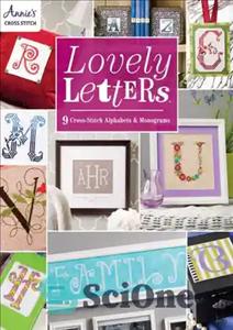 دانلود کتاب Lovely letters: 9 cross-stitch alphabets & monograms – حروف دوست داشتنی: 9 الفبای متقاطع و تک نگار