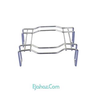 زیر قابلمه ای فلزی مربعی جار