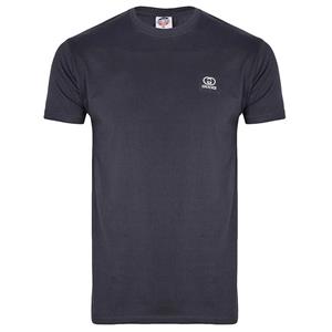 تی شرت آستین کوتاه مردانه مدل 347024621 نخی رنگ خاکستری تیره 
