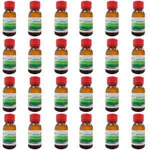 محلول بخور فدک تانیش مدل Eucalyptus60 حجم 60 میلی لیتر مجموعه 24 عددی