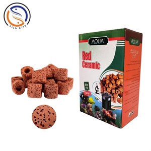سرامیک آکواریوم آکوا مدل Red Ceramic وزن 150 گرم