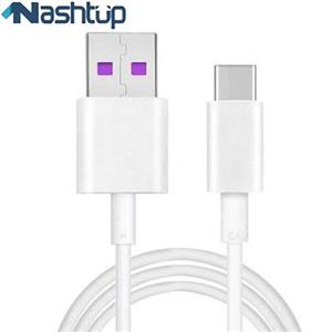 کابل شارژ و دیتا   USB Type C مناسب برای هوآوی مدل HL1289 (سفید) 