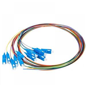 پیگتیل سینگل مد 12رنگ SC-UPC/SM/SX/0.9mm/1.5M