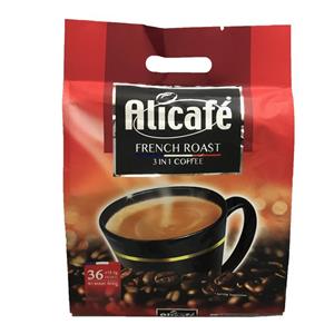 قهوه فوری علی کافه مدل French Roast بسته 36 عددی Alicafe Instant Coffee Pcs 