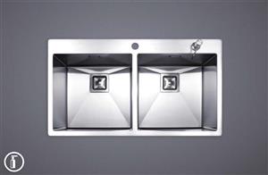 سینک ظرفشویی استیل مس مدل FD34