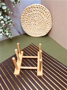 استند لیوان چوبی بامبو bm41