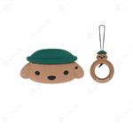 کاور سیلیکونی عروسکی AirPods pro طرح teddy dog – کد 376