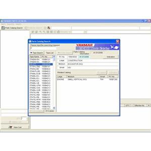 نرم افزار بانک اطلاعاتی قطعات Yanmar Heavy Equipment EPC