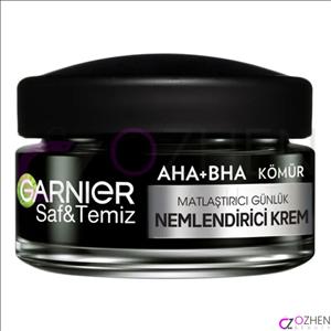 کرم ۳ کاره زغالی نیاسینامید AHA BHA گارنیر 50 میل