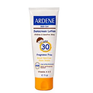 لوسیون ضد آفتاب کودکان آردن   Sunscreen Lotion for Children SPF 30 