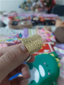 انگشتر زنانه طرح طلا گرم بالا کد 1-WA140