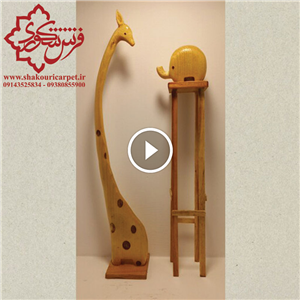 مجسمه مینیمال زرافه و فیل –  از سایت شکوری