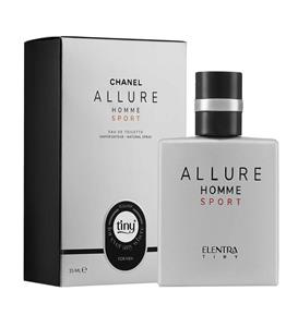 عطر جیبی مردانه مدل Allure Homme Sport حجم 35 میل النترا تاینی