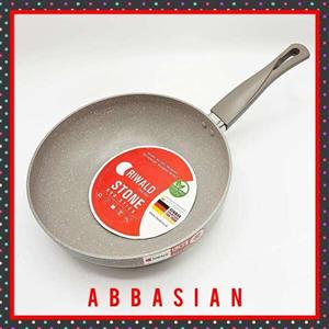 تابه تک دسته وک ریوالد Riwald Wok سایز ۲۸ بژ