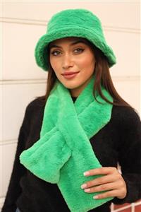 کلاه لبه دارراسته زنانه REMSA RKB-01-Yeşil 