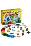 Classic World Tour 11015 - ست ساختمان اسباب بازی با اسباب بازی های حیوانات (950 قطعه) لگو  LEGO 5702016914146