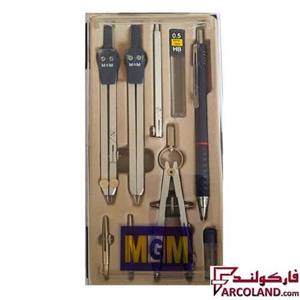 ست پرگار مهندسی ام جی ام 9 تکه مدل MGM