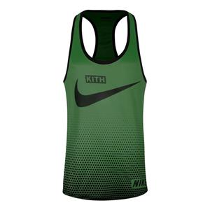 رکابی بدنسازی مردانه نایک مدل KITH سبز تیره