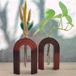 گلدان طرح رنگین کمان