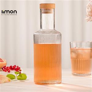 بطری آب درب چوبی 700 میلی لیتر