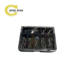 جعبه قلاب ماهیگیری فولادی 10 سایز مختلف