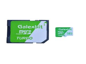 کارت حافظه microSDHC گلکسبیت مدل Turbo کلاس 10 استاندارد UHS-I سرعت 70MBps ظرفیت 32 گیگابایت به همراه آداپتور SD galexbit microSDHC Turbo with adaptor-32GB