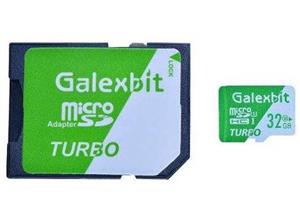 کارت حافظه microSDHC گلکسبیت مدل Turbo+ کلاس 10 استاندارد UHS-I سرعت 80MBps ظرفیت 32 گیگابایت به همراه آداپتور SD 