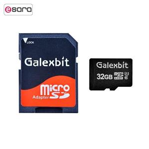 کارت حافظه microSDHC گلکسبیت مدل 333X کلاس 10 استاندارد UHS-I سرعت 50MBps ظرفیت 32 گیگابایت به همراه آداپتور S