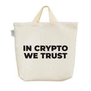 ساک  پارچه ای in crypto we trust کد 6539 