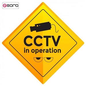 استیکر طرح دوربین مدار بسته کد 12 -