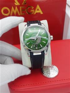 ساعت مردانه امگا سی مستر موتور اتومات ساخت سوئیس جنس استیل رنگ ثابت و ضدحساسیت جنس شیشه سافایر ضدخش کد 1918160