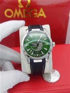 ساعت مردانه امگا سی مستر موتور اتومات ساخت سوئیس جنس استیل رنگ ثابت و ضدحساسیت جنس شیشه سافایر ضدخش کد 1918157