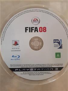 دیسک بازی اصلی اورجینال ps3 fifa08 نایاب سالم کلکسیونی بدون قاب