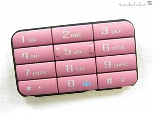 کیبورد‌صفحه‌کلید نوکیا (صورتی)(اورجینال) Nokia 3250
