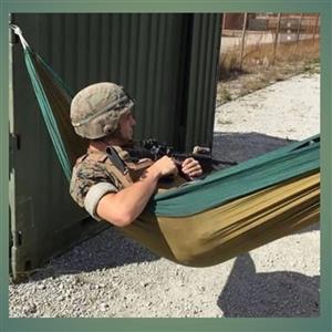 تخت آویز و ننو 2 نفره بدون چوب مسافرتی