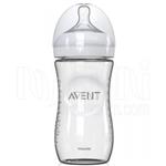 شیشه شیر نچرال پیرکس 240 میل--Philips AVENT glass feeding bottle 240 ml