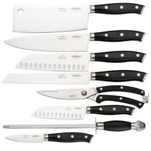 سرویس چاقو آشپزخانه 9 پارچه جی فی نی کد G-01