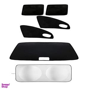 آفتاب گیر شیشه خودرو لنزووو مدل PERi6 مناسب برای پژو پارس مجموعه 6 عددی