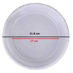 زیرگلدانی مدل p8 - 21.8 cm (17) بسته 3 عددی