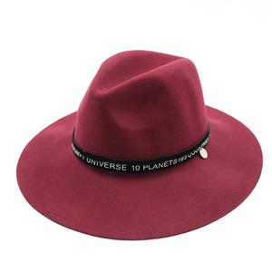 کلاه لبه دار کلاسیک رنگ زرشکی نمدی فدوراسقف گود باند مخملی کد 2815096