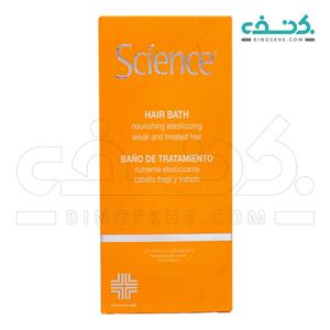 شامپو درمان کننده و کراتینه طبیعی ساینس -- Nourishing Elasticizing Weak & Treated Shampoo