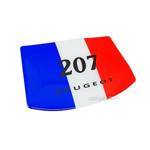 برچسب ژله ای روی مانیتور پژو 207 فرانسه FRANCE